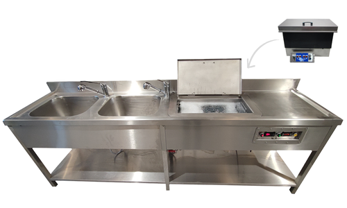MESA DE LAVADO ULTRASONIDOS SECTOR SANITARIO A MEDIDA